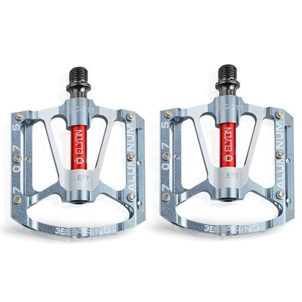 Bicycle pedal Flat Bike Pedals Road 3 Seal Bearings Mountain Bike aluminum Wide Platform Mountain Bike Pedals Flat Bicycle Pedals Lightweight Road Bike Pedals Fiber Sealed Bearing Flat Pedals