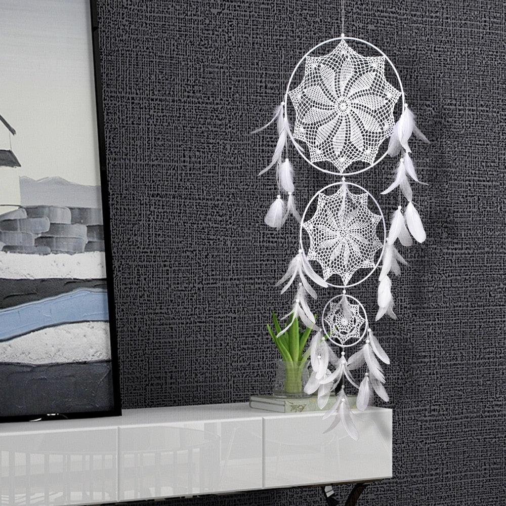 Big Dream Catcher Decor For Home Nordic Decoration Home Kids Room Decoration Wind Chimes Dream Catchers Hanging Dream-catcher For Wedding Festival Photography Gifts