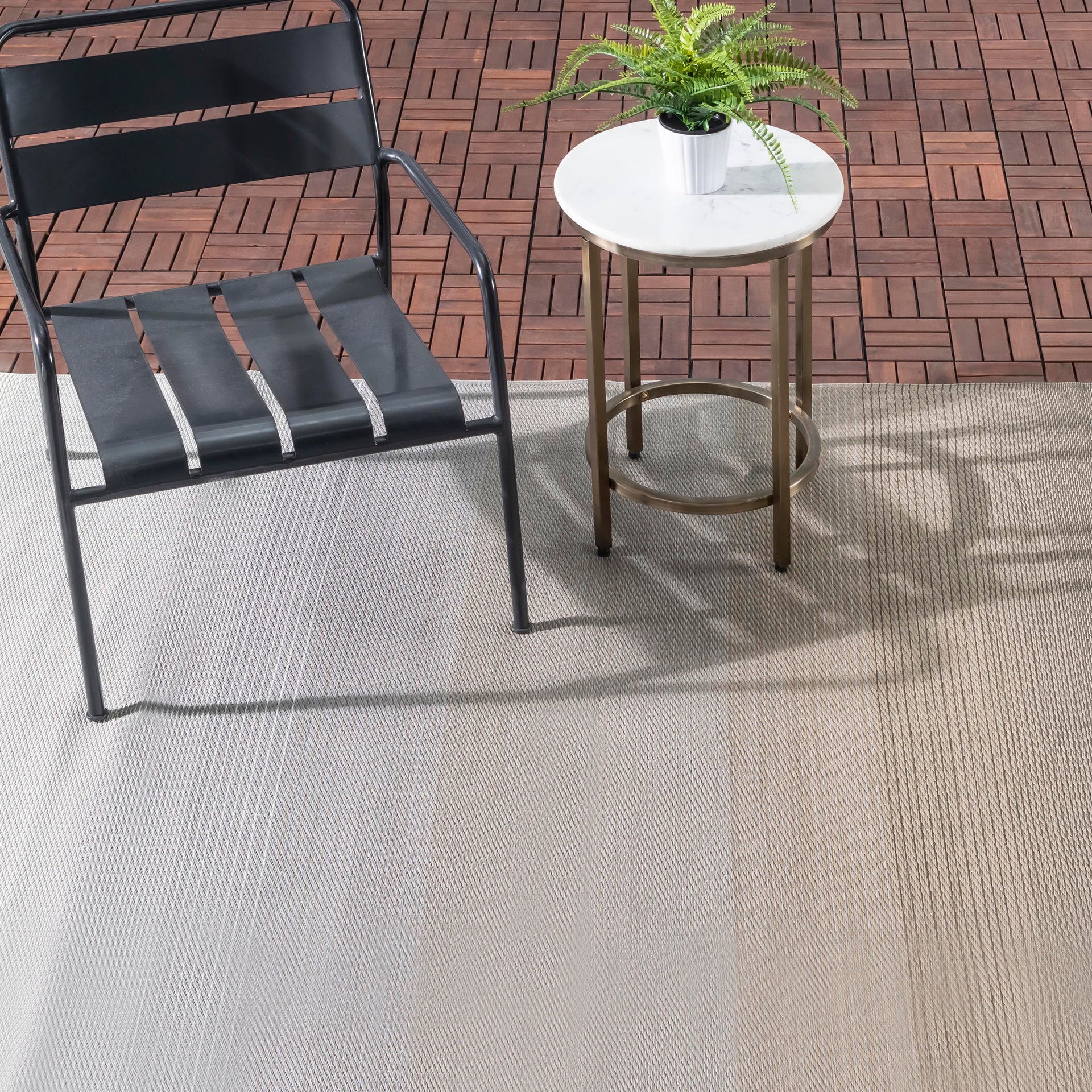 Big Sur - Ash Outdoor Rug for Patio