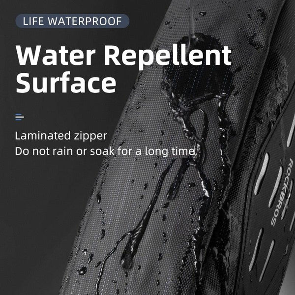 Bike Bag Front Bicycle Portable Handlebar Multi-purpose Large Capacity Backpack Road Cycling Frame Tube Bag Bike Handlebar Bag Front Frame Bag Bike Basket Storage Bag Bicycle Top Tube Bag Lightweight With Shoulder Straps For Road Mountain Bike Cycling