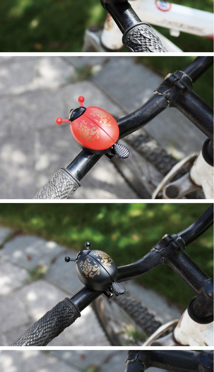 Bike Bells Alarm Horn Bicycle Ladybug Bell Ladybird Alarm Bell Ring Horns Bike Metal Handlebar Horn Cycling Safety Accessories Ladybug Cycling Ride Bike Ring Bell Bike Bells Suitable For Folding Bike Bicycle Horn Loud Sound