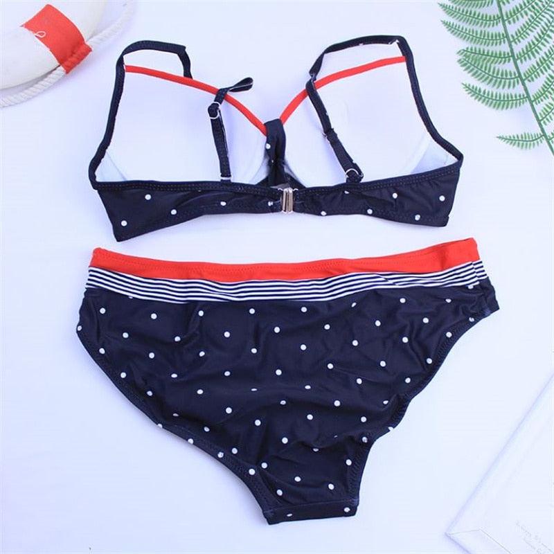 Bikini New 2 Piece Women Swimsuit Women's High Waist Bikini Set Fashion Puff Sleeve Swimwear Set Bathing Suits Solid Color Short Puff Sleeve Summer High Waist Cut Backless Bathing Suit Beachwear