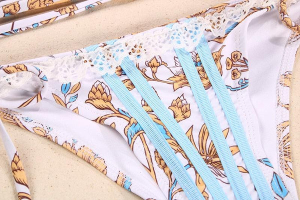 Bikini Triangle Adjust Swimwear Women's Crisscross Halter Bikini Lace Up Back Bandage Two Piece Strappy Bathing Suits G String Thong Swimwear Women Bathing Suit Hollow Out Quality Pleated Swimsuit Female Double-Sided Bikini Set