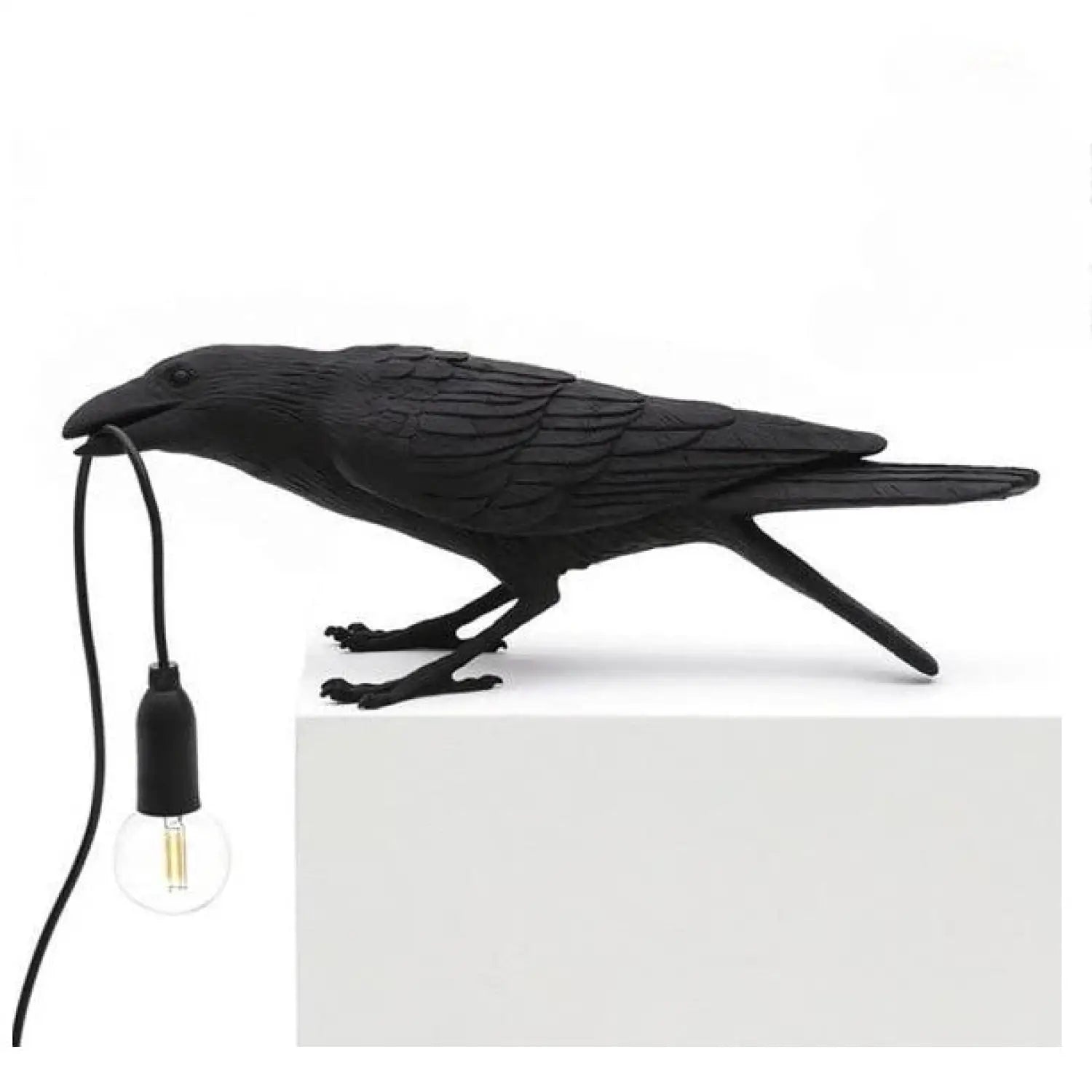 Bird Resin Wall Decor with Creative & Stylish Lamp Holder Design