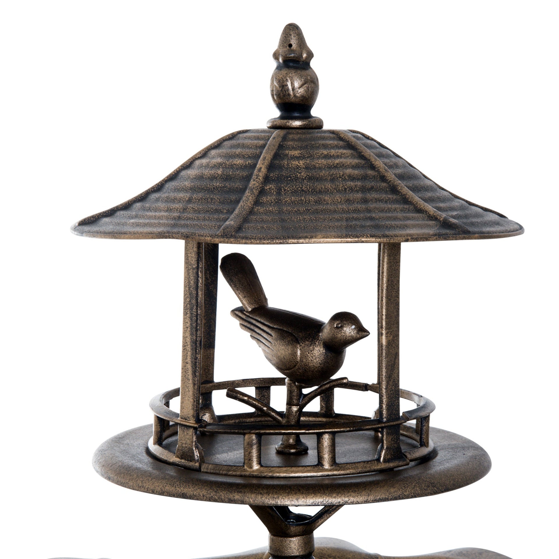 Resin Tall Bird Bath Feeder and Planter 44 Inch