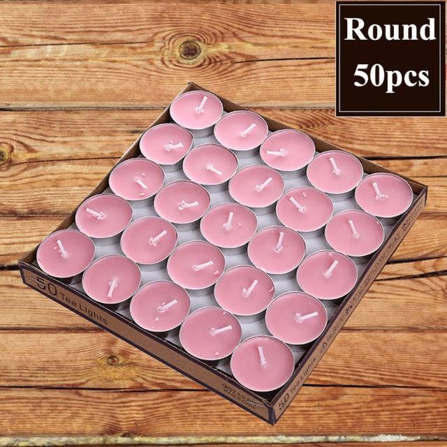 Birthday Party Supplies Wedding Cake Candles Safe Flames Dessert Decoration Candle Round Candle Hand Poured Premium Wax Party Candles