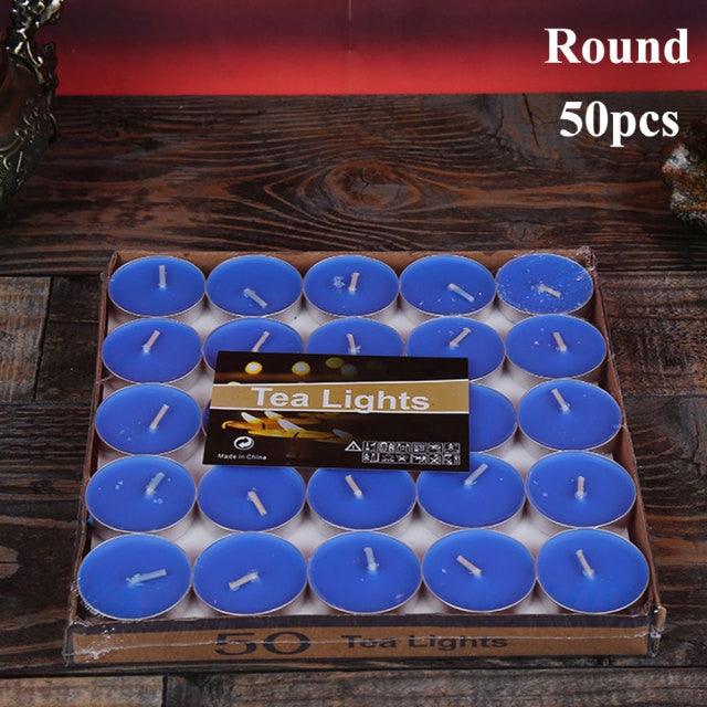 Birthday Party Supplies Wedding Cake Candles Safe Flames Dessert Decoration Candle Round Candle Hand Poured Premium Wax Party Candles