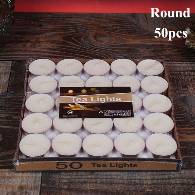 Birthday Party Supplies Wedding Cake Candles Safe Flames Dessert Decoration Candle Round Candle Hand Poured Premium Wax Party Candles