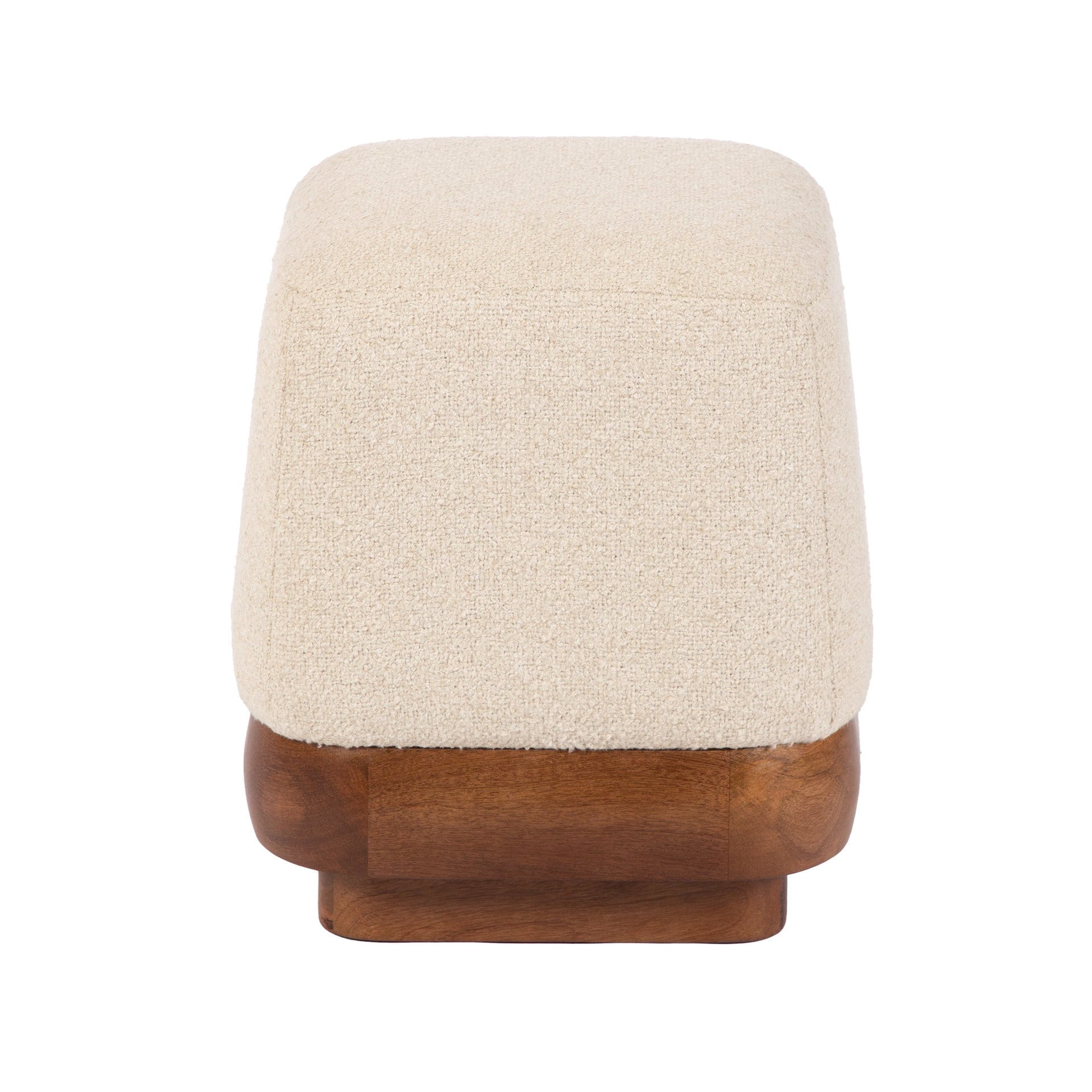 Sabri Square Ottoman Fabric and Wood
