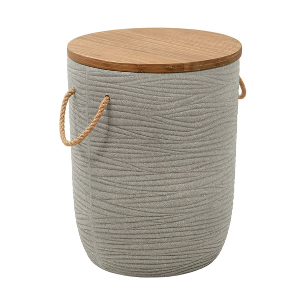 Biban Side Table Natural & Gray