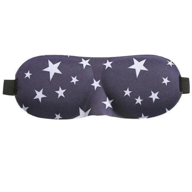 Black 3D Sleep Natural Sleeping Mask Eye Adjustable Strap Eye Mask Cover Portable Travel Blindfold Comfortable Mask For Sleeping