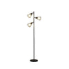 Black & Adjustable Metal Floor Lamp for Rustic and Modern Spaces