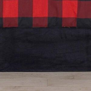 Black Bear Plaid Bedskirts