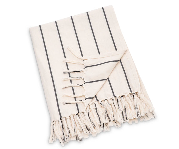 Stripe Throw - Cotton Throw