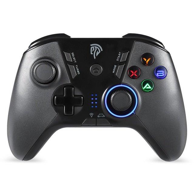 Black Easy Wireless Joystick Gamepad with Programmable Buttons Compatible With PC Laptop