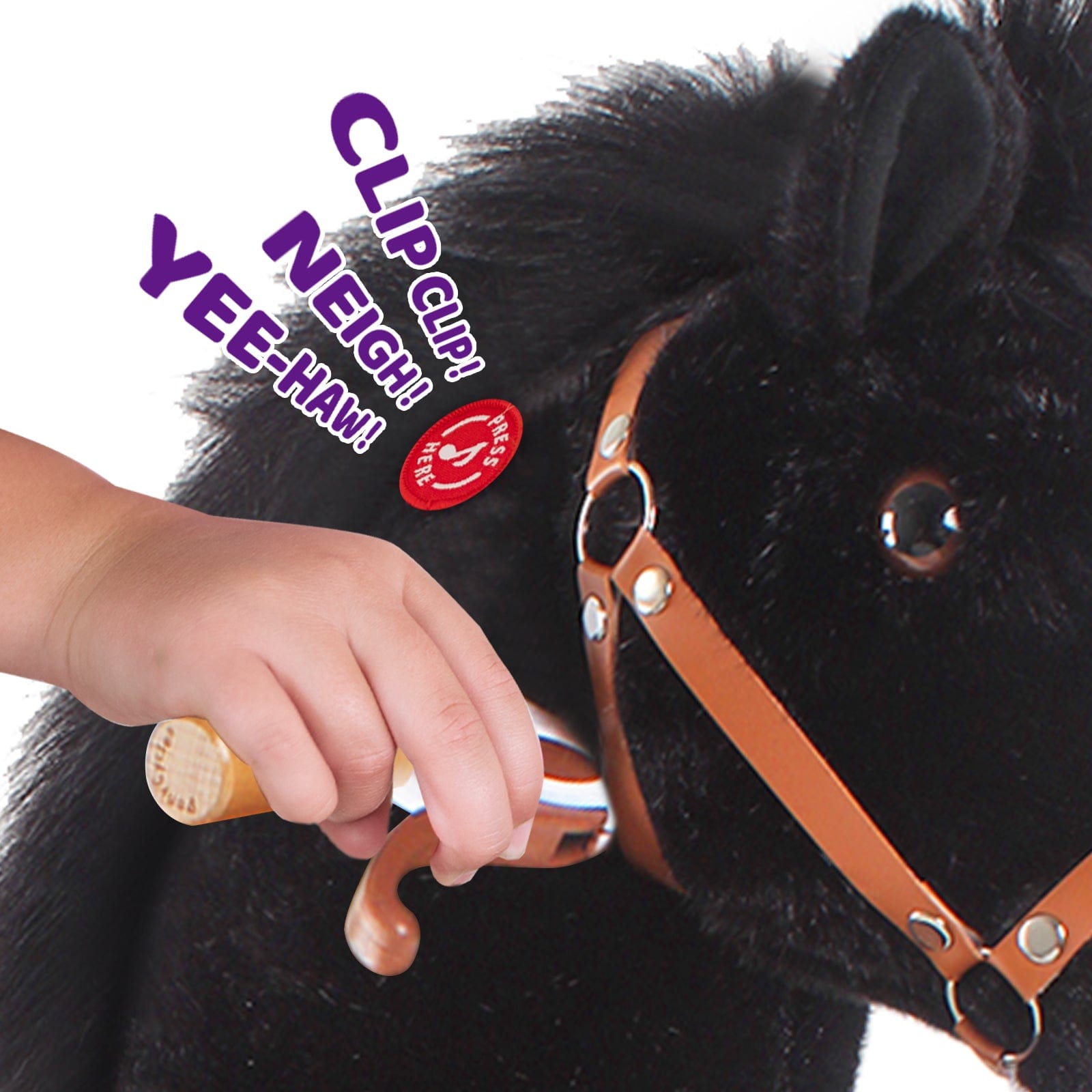 Model U® Horse Ride-On Toy Age 3–4 – Black