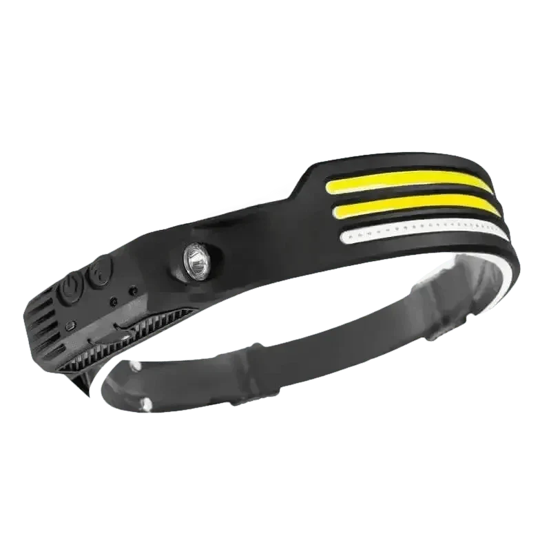 Black Induction Headlamp Cob Led Sensor W689-2