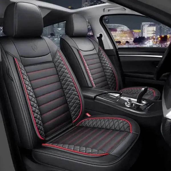 Black Leather Car Seat Covers Seametal Car Seat