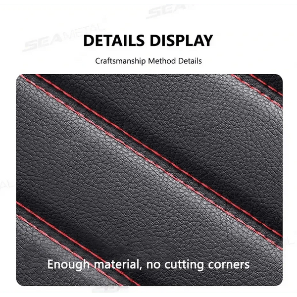 Black Leather Car Seat Covers Seametal Car Seat