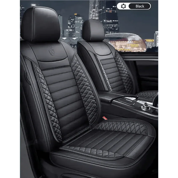 Black Leather Car Seat Covers Seametal Car Seat