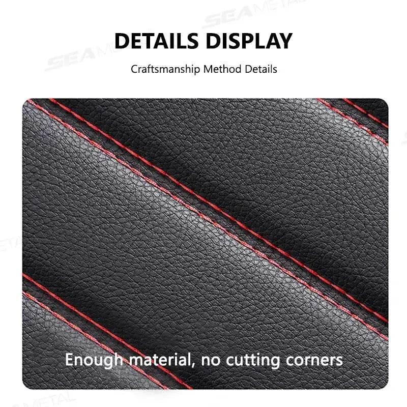 Black Leather Car Seat Covers Seametal Car Seat