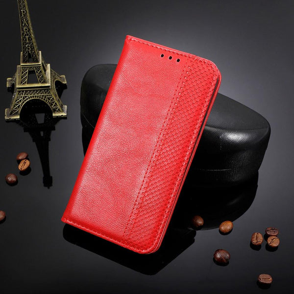 Black Leather Case for iPhone 11 12 13 14 Pro XS Max XR X 8 7 6S 6 Plus Magnet Flip Case Cover For iPhone Business Wallet Leather Case with Magnetic Flip Card Holder Kickstand Full Body Protective Anti-Drop Phone Case