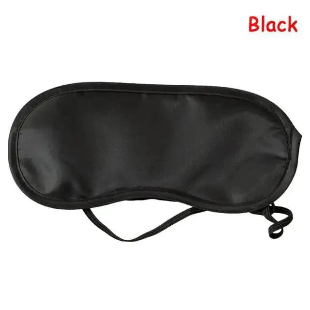 Black Lightweight Sleeping Travel Eye Mask Nap Sleep Eye Patch Comfortable Elegant Sleep Eye Mask Design Blindfold