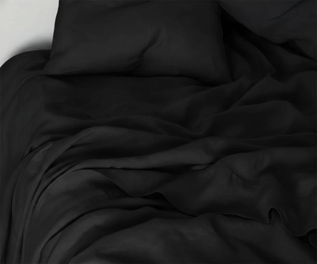 Black Bed Sheet Set