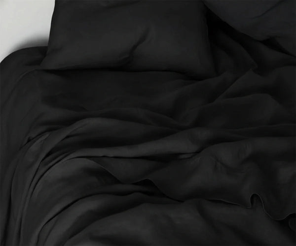 Black Bed Sheet Set