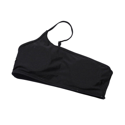 Black Mesh Bikini Cover Up Set Women Bathing Outfits Adults Solid Color One Shoulder Bikini Top  Mesh See Through Crochet Off Shoulder Crop Tops 2 Piece Bikini Swimsuit Cover-ups Beach Summer Outfits