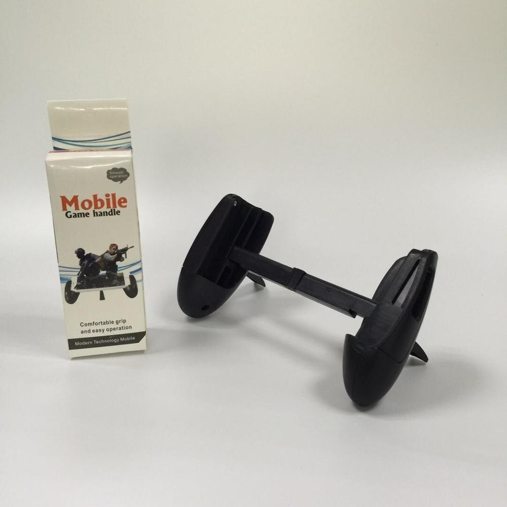 Black Mini Lightweight Handle Trigger Gamepad Universal Simple Game Tool Shooter Controller Fire Gaming Joystick For Smartphones Portable Phone Holder