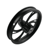 Black Motorcycle Wheel for Electric Scooters - front hub