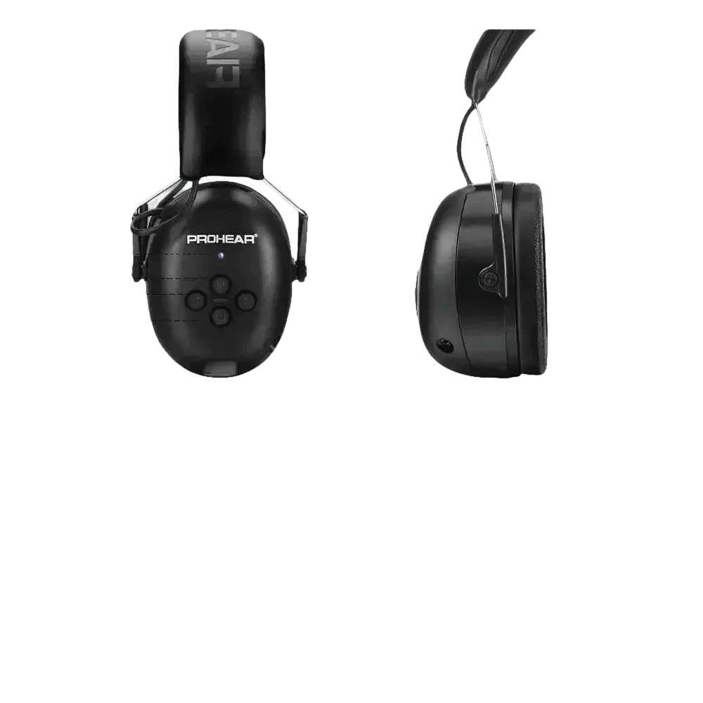 Black Noise Canceling Bluetooth Earmuffs for Ultimate Comfort