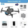 Black P15 Mini Drone Camera Obstacle Avoidance 4K Profesional - Black-Dual4K-1B