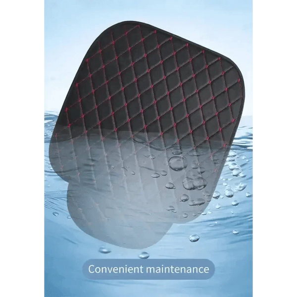 Black Quilted Leather Car Seat Covers