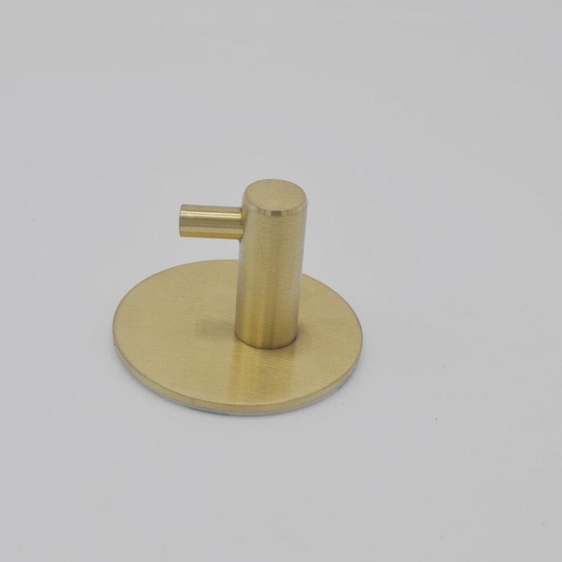 Black Robe Hook Wall Hook Towel Hook for Bathroom Stainless Steel Coat Hook Rustproof Hook Hanger for Kitchen Hardware Stainless Steel Hooks Waterproof and Oilproof Bathroom Kitchen Self Adhesive Hooks for Hanging Coat Hat Towel