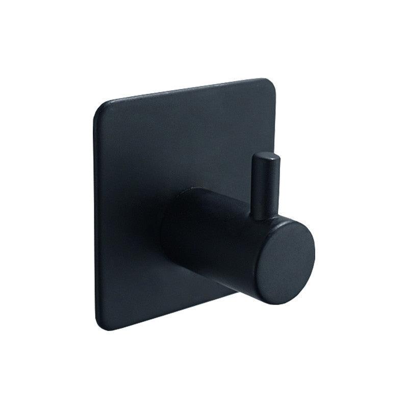 Black Robe Hook Wall Hook Towel Hook for Bathroom Stainless Steel Coat Hook Rustproof Hook Hanger for Kitchen Hardware Stainless Steel Hooks Waterproof and Oilproof Bathroom Kitchen Self Adhesive Hooks for Hanging Coat Hat Towel