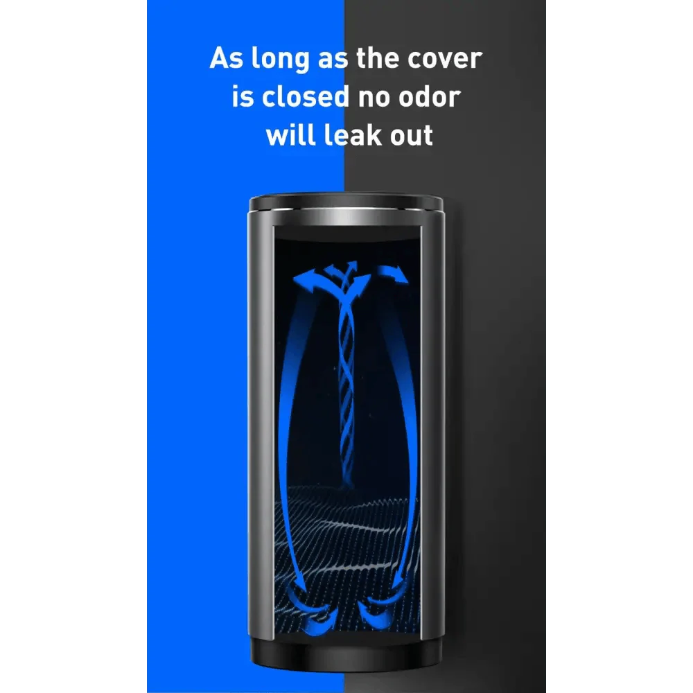 Black Small Trash Bin Garbage Can For Car Waste Rubbish Basket Organizer Storage Holder Car Accessories