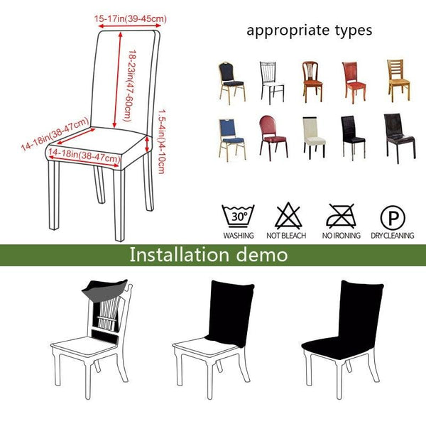 Black Spandex elastic wedding Chair Covers Anti-dirty housse de chaise office hotel chair cover seat  Chair Covers Protector Seat Case Chair Cover Seat Protector Super Fit Slipcover Stretch Removable Washable