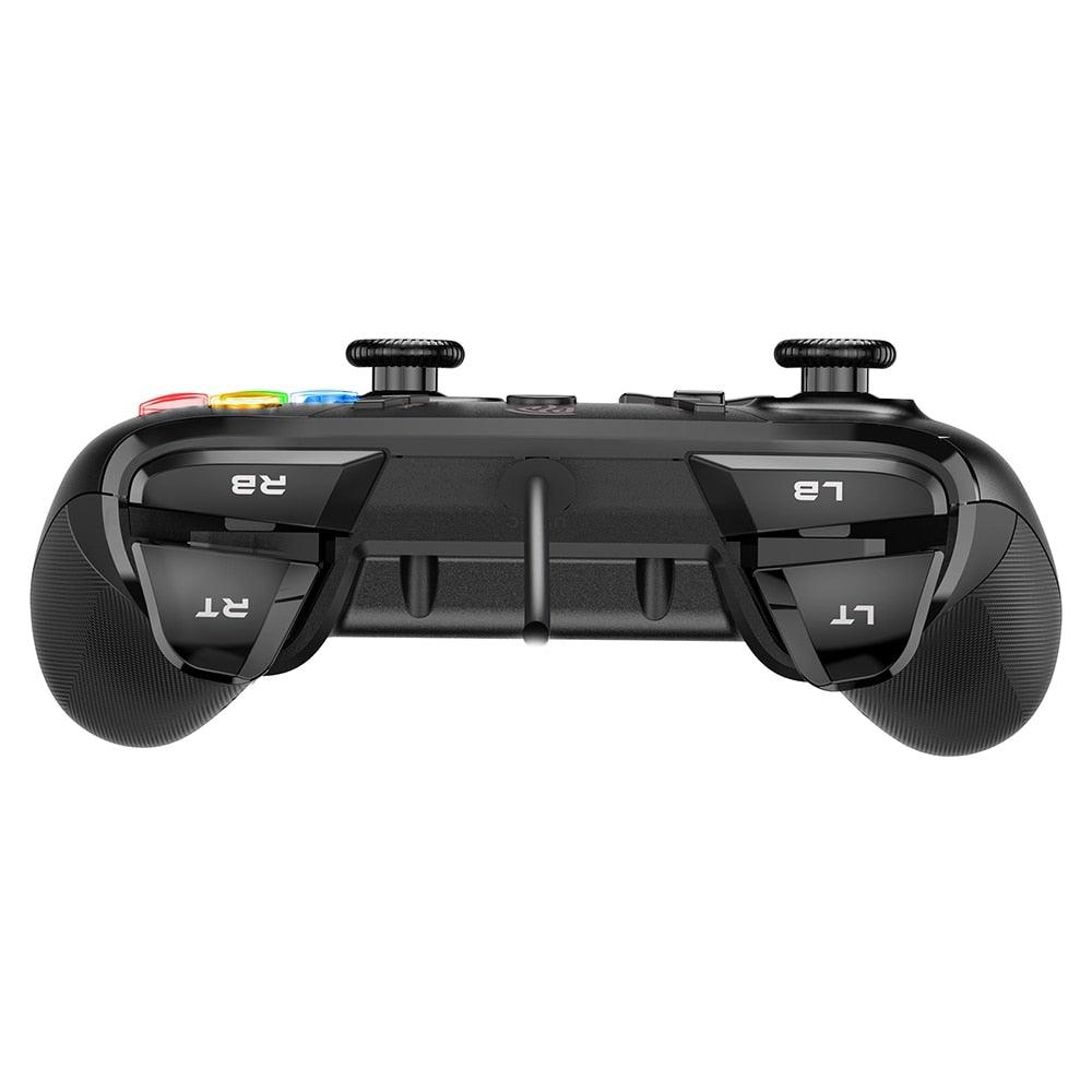 Black Sustainable Wired Joystick Game Controller With Customized Buttons Programable With PC Laptop