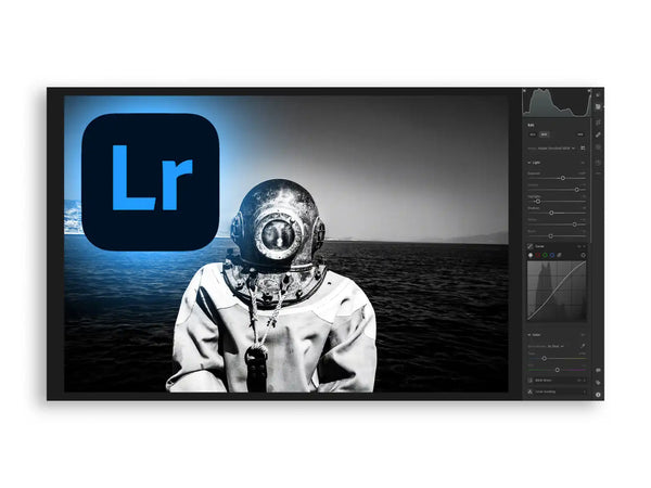 Adobe Lightroom Black-and-White editing Masterclass. Video tutorial by George Tatakis