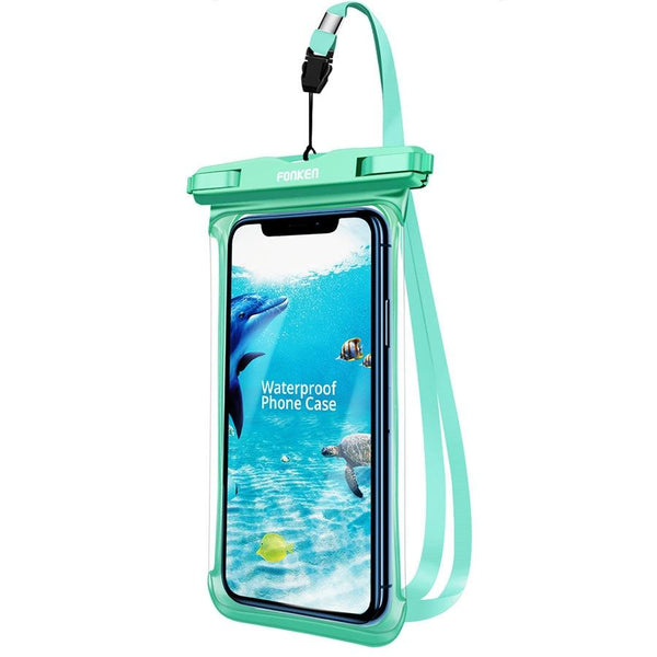 Black White Full View Waterproof Case for Phone Underwater Snow Transparent Swimming Pouch Big Mobile Phone Covers Waterproof Mobile Phone Case Underwater Waterproof Iphone Case