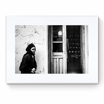Limited Edition numbered and signed. Ossuary in Olympos, Karpathos, Dodecanese | Black-and-white wall art photography from Greece