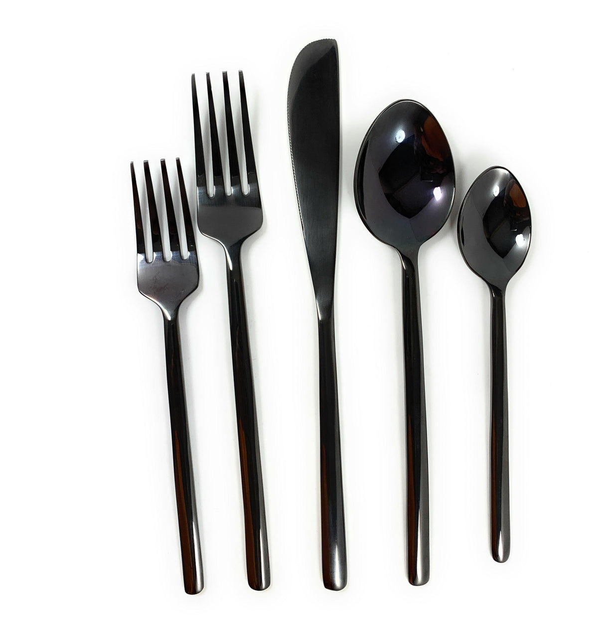Vibhsa Black Flatware Set Stainless Steel 20 PC