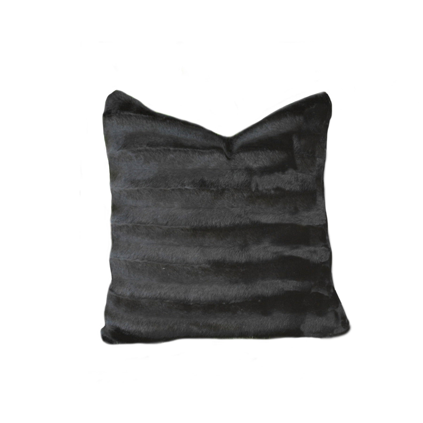 Fur Pillow 'Luxe Mink Black'