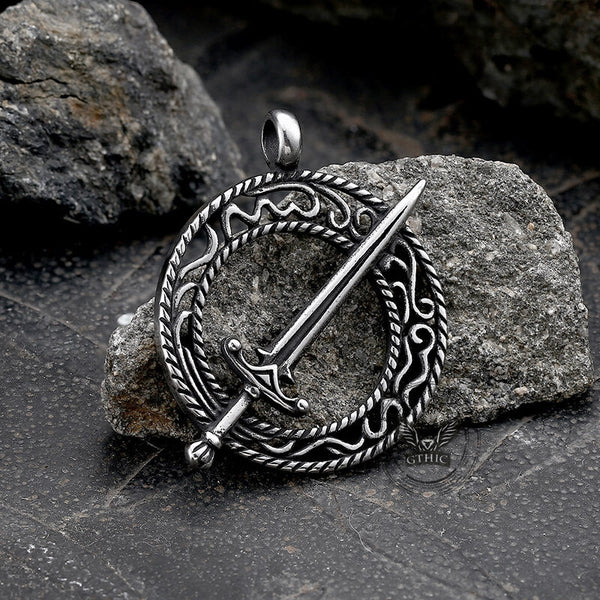 Blades Of Darkmoon Stainless Steel Pendant