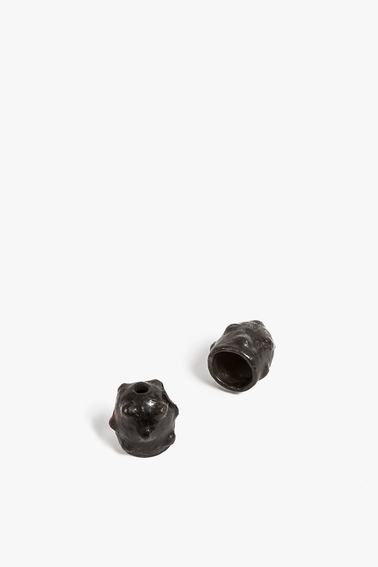 Blown Glass Lamp with Terracotta Socket Cover