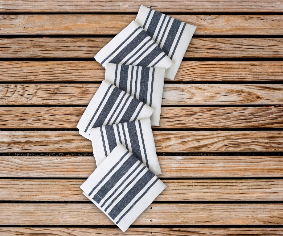 Restaurant Napkins - Set of 6 Bistro Napkins