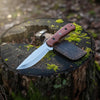 D2 Hunting Knife Blue Creek | Leather Sheath