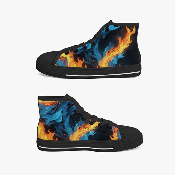 Blue Flame High Top
